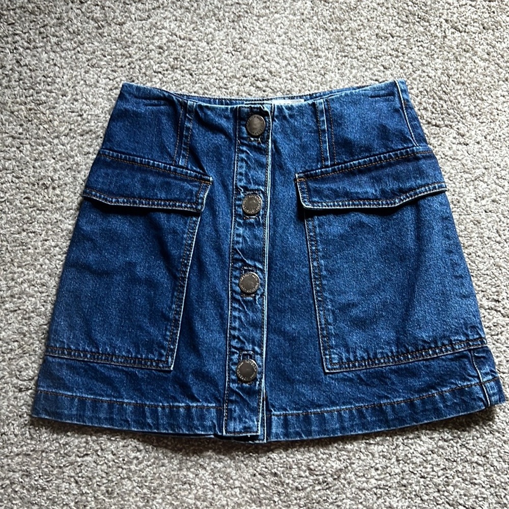 Topshop Moto mini Skirt Sz28/S